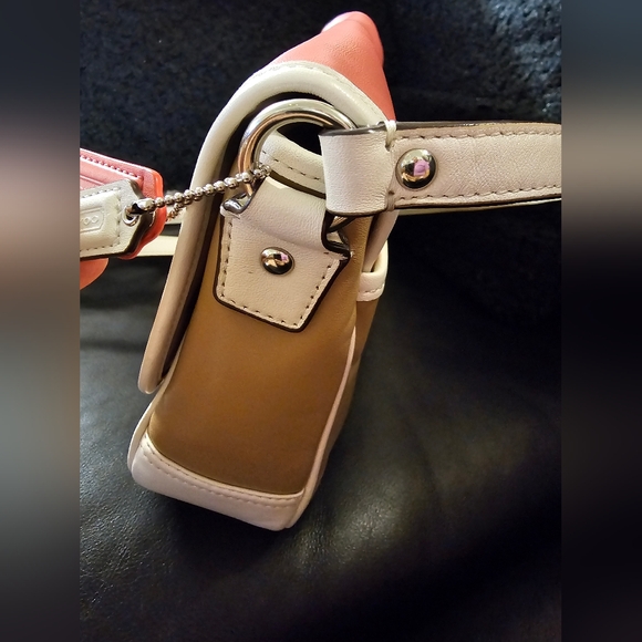 Coach Park Colorblock Crossbody Flap Bag F23383 EUC - Picture 7 of 14